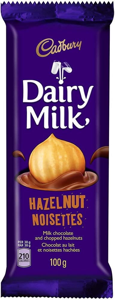 CHOCOLATE CADBURY DAIRY MILK HAZELNUT 100 G