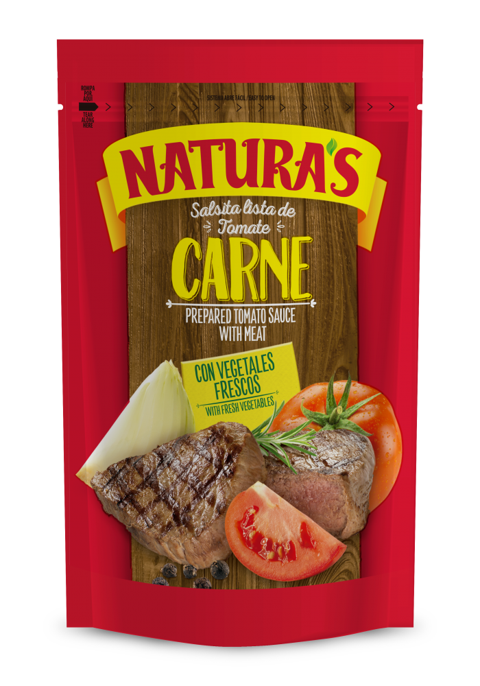 SALSA DE TOMATE NATURAS CARNE 106 G