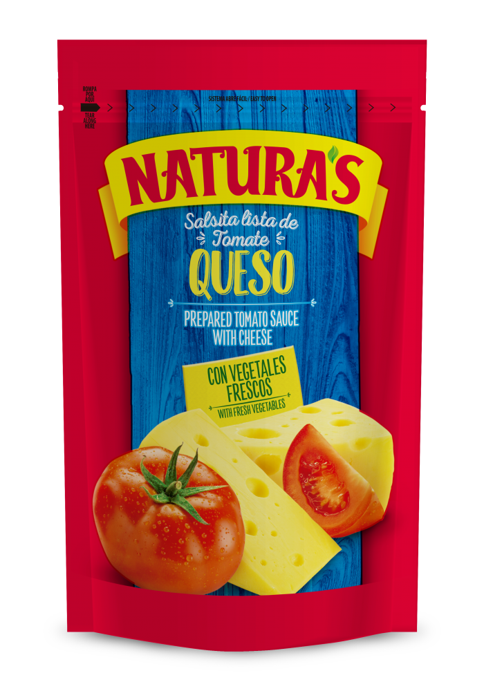 SALSA DE TOMATE NATURAS CON QUESO 106 G