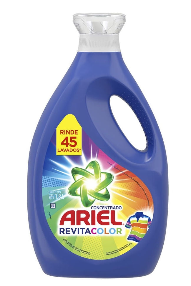 DETERGENTE ARIEL REVITACOLOR LIQUIDO SRP 1800 ML