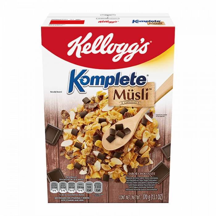 CEREAL KOMPLETE CHOCOLATE 370 GR