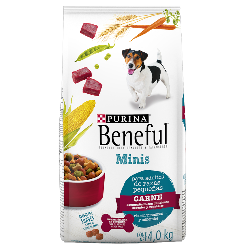 COMIDA BENEFUL MINIS PARA ADULTOS RAZA PEQUEÑA 4KG