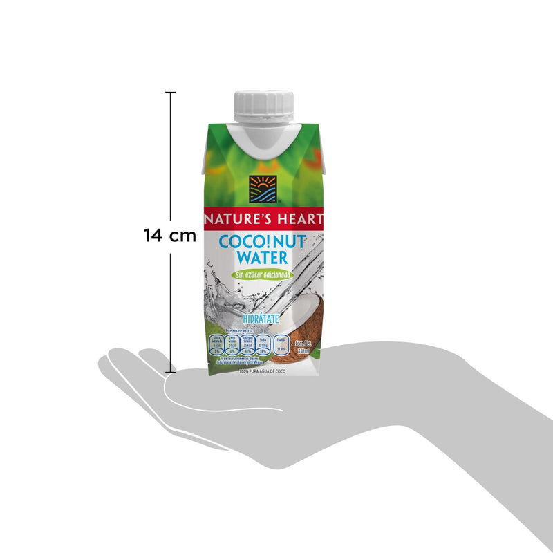 AGUA DE COCO NATURE'S HEART 330ML