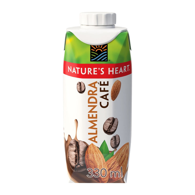 BEBIDA DE ALMENDRA Y CAFÉ NATURE'S HEART 330 ML