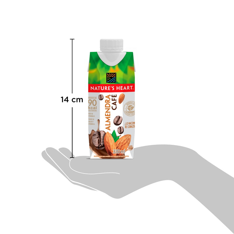 BEBIDA DE ALMENDRA Y CAFÉ NATURE'S HEART 330 ML