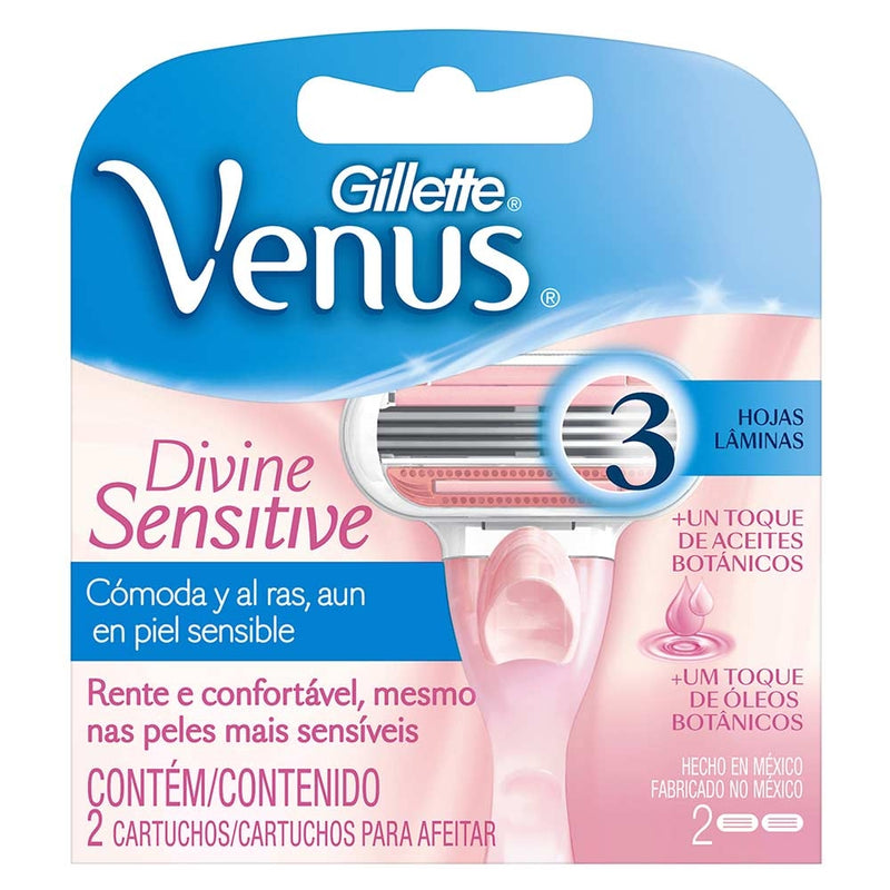 REPUESTOS DE HOJILLA VENUS DIVINE 2 UNIDADES