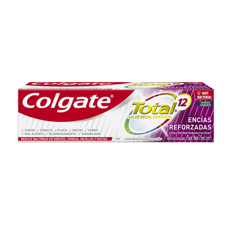 Crema Dental Colgate Total 12 Encias Reforzadas 75 ml