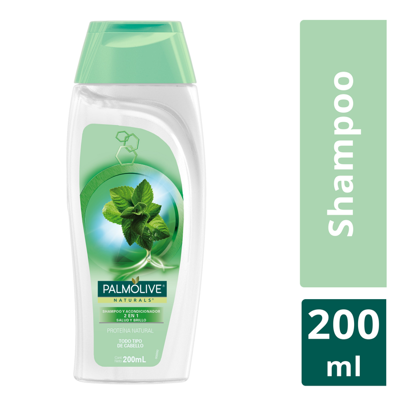 SHAMPOO  ACOND 2 EN 1 PALMOLIVE NATURALS  SALUD Y BRILLO 200ML