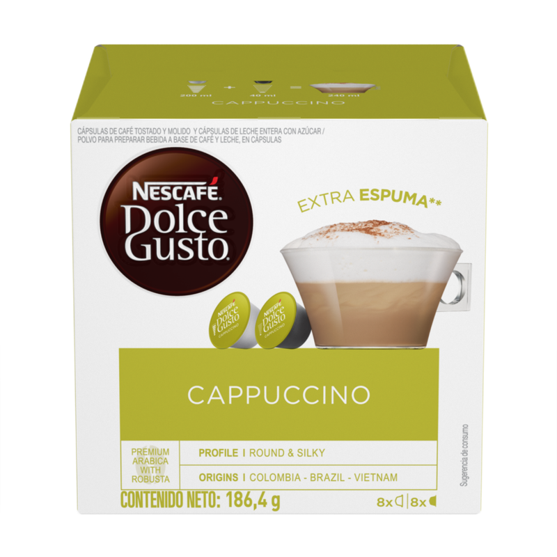 CAFE NESCAFE DOLCE GUSTO CAPPUCCINO 16 CAPSULAS