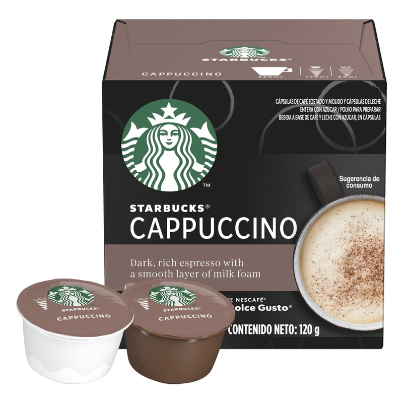 CAFE STARBUCKS BY NESCAFE DOLCE GUSTO CAPPUCCINO 12 CAPSULAS