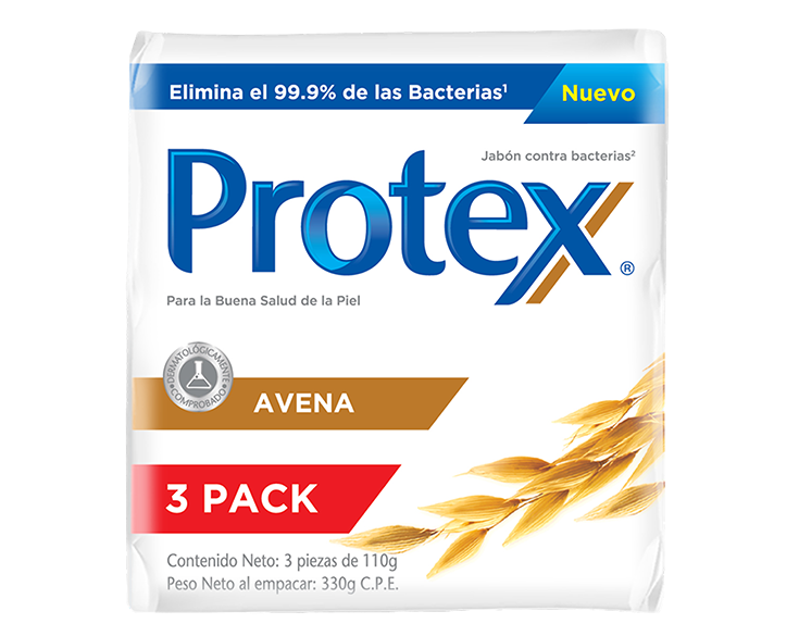 JABON PROTEX OATS 3 pack