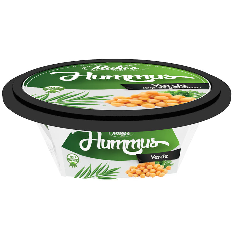 HUMMUS CLASICO VERDE MUKIS 250 GR