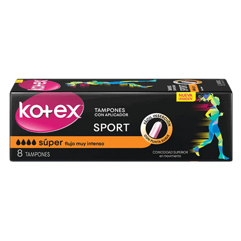 TAMPON KOTEX CON APLICADOR SUPER 8 UN