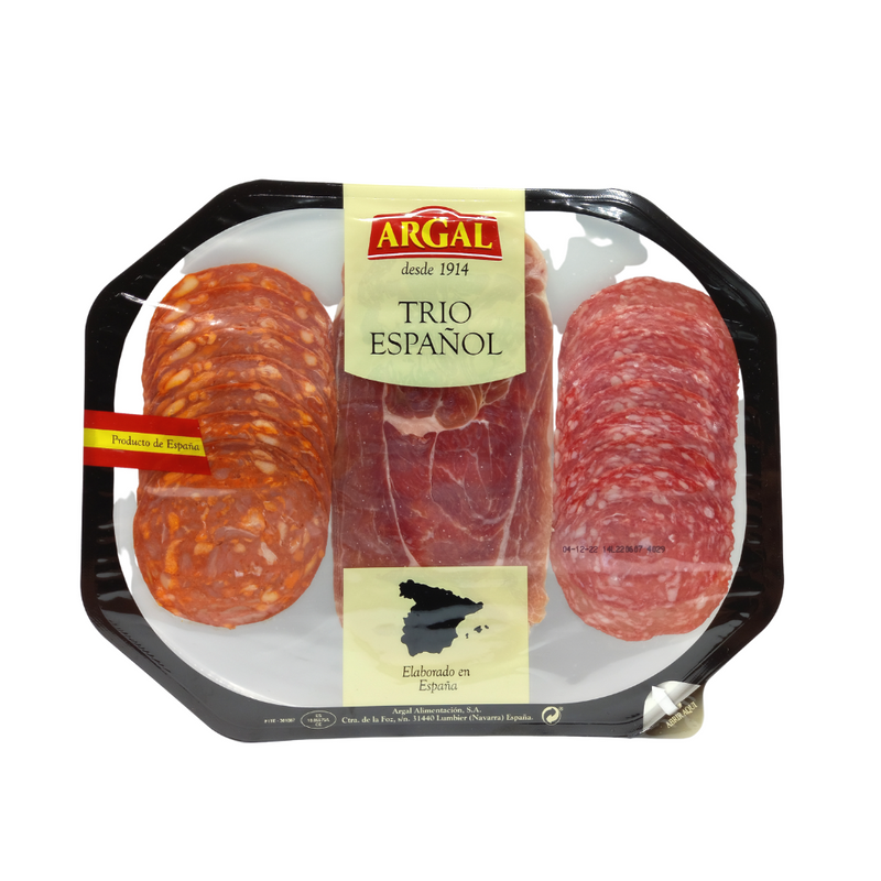 TRIO DE EMBUTIDO ESPAÑOL ARGAL 150 GR