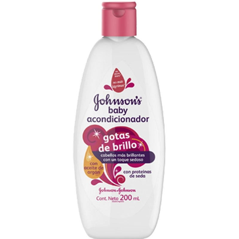 ACONDICIONADOR JOHNSONS BABY GOTAS DE BRILLO 200 ML