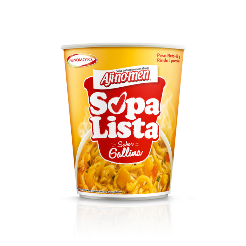 SOPA DE VASO AJINOMEN SABOR GALLINA 51 GR