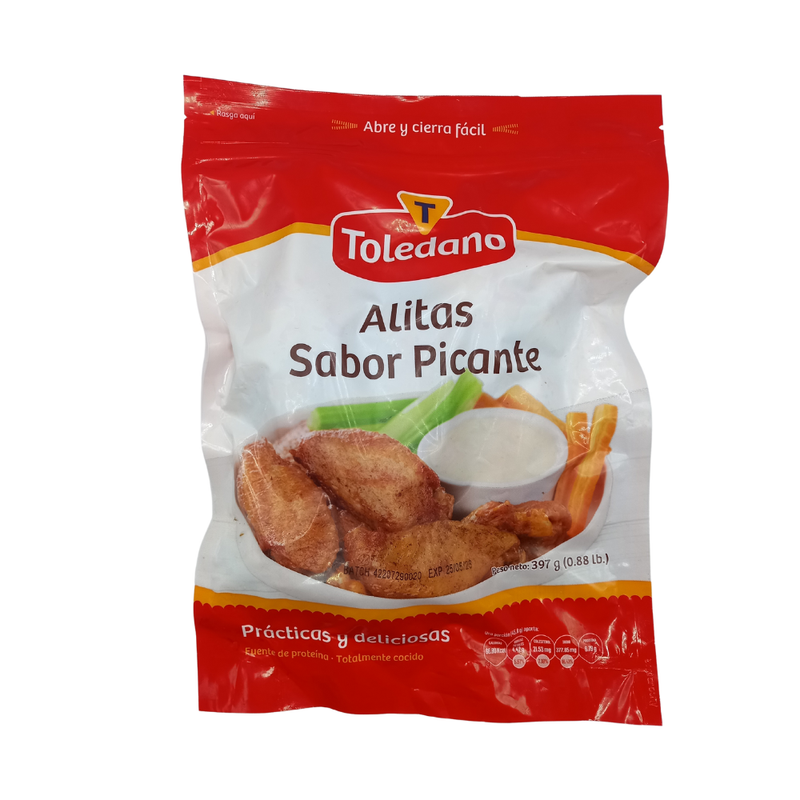 ALITAS PICANTE TOLEDANO 397 GR.