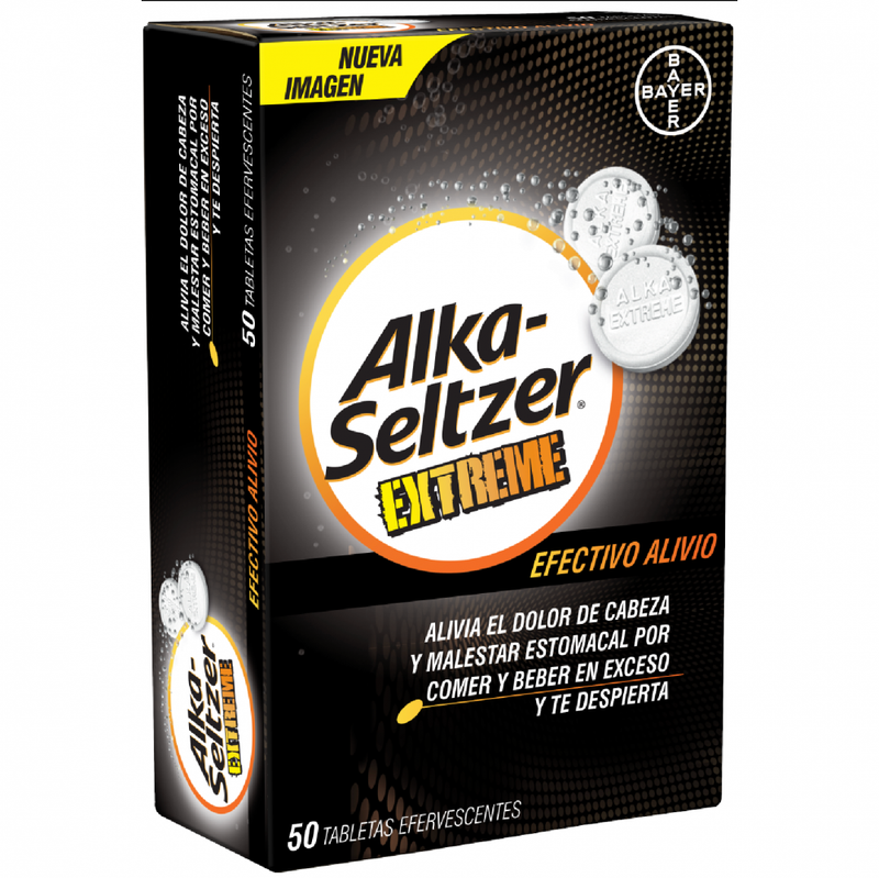 ALKA-SELTZER EXTREME EFERVERCENTE 50'S