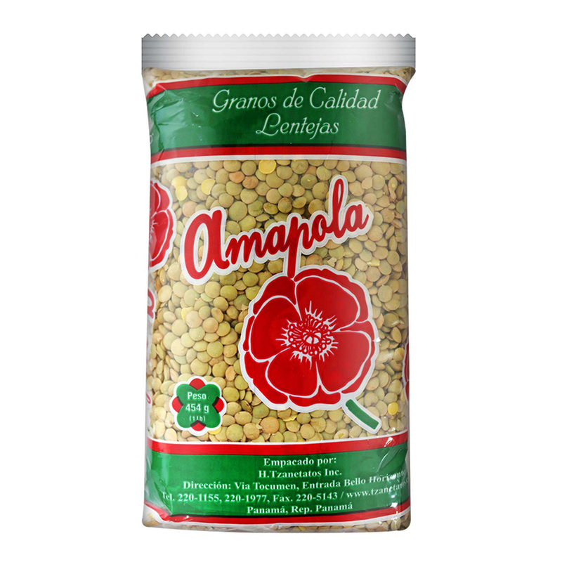 LENTEJAS AMAPOLA 1 LB