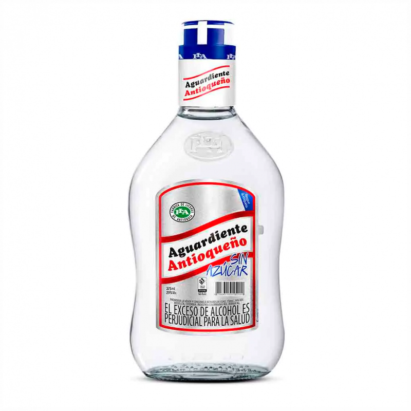 AGUARDIENTE ANTIOQUEÑO SIN AZUCAR 750 ML