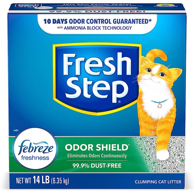 ARENA PARA GATOS FRESH STEP ODOR SHIELD 14 LB