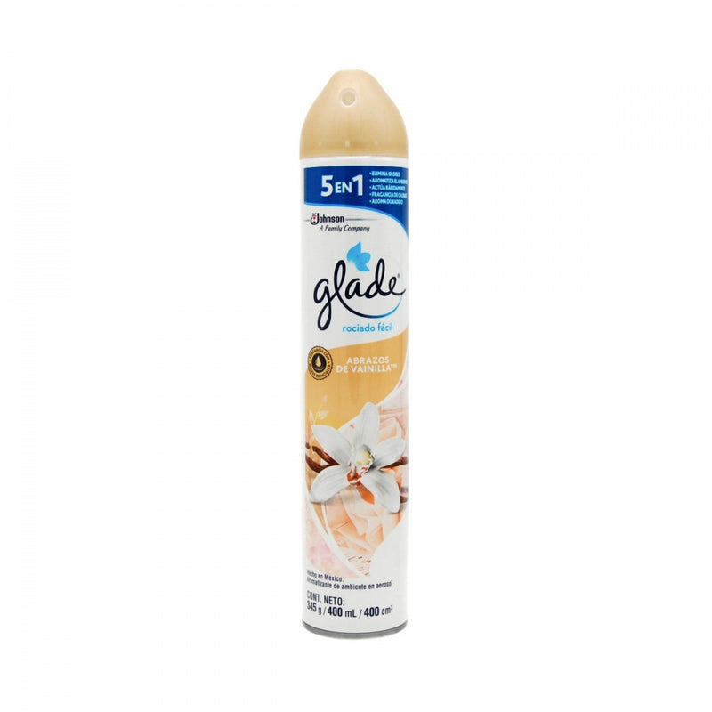 AROMATIZANTE GLADE AEROSOL ABRAZOS DE VAINILLA 400 ML