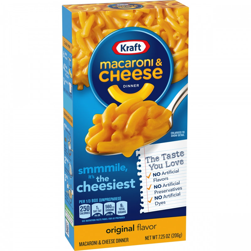 PASTA KRAFT MAC & CHEESE ORIGINAL 7.25 OZ