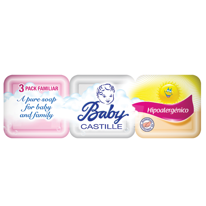 JABON BABY CASTILLE TRI PACK SURTIDO 285 GR