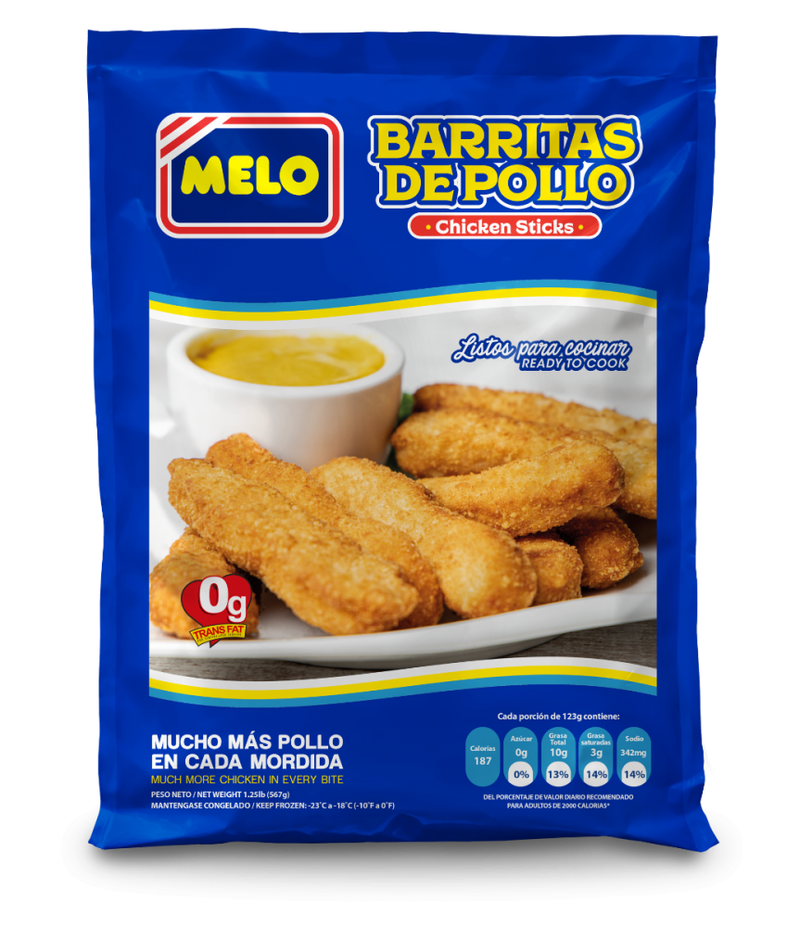 BARRITAS DE POLLO MELO 567 GR