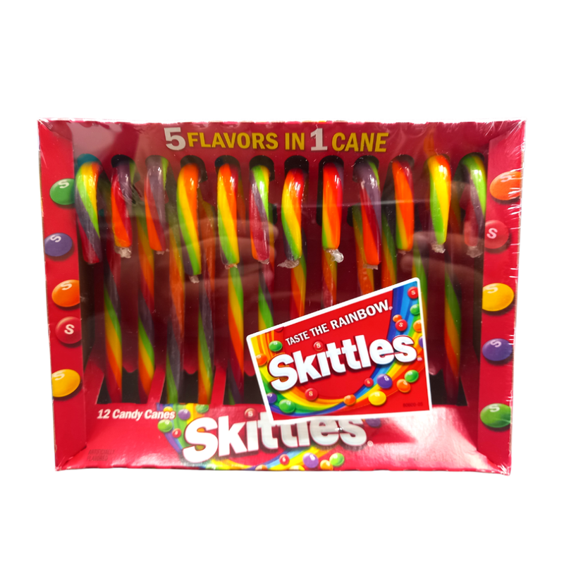 BASTONES NAVIDEÑOS SKITTLES 5.3 OZ