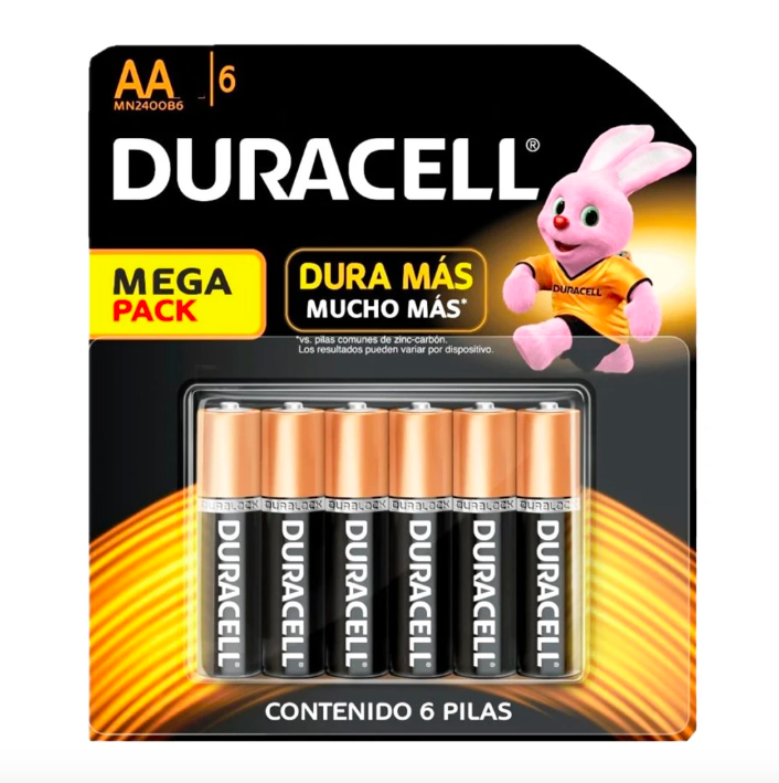 BATERIAS DURACELL AA6