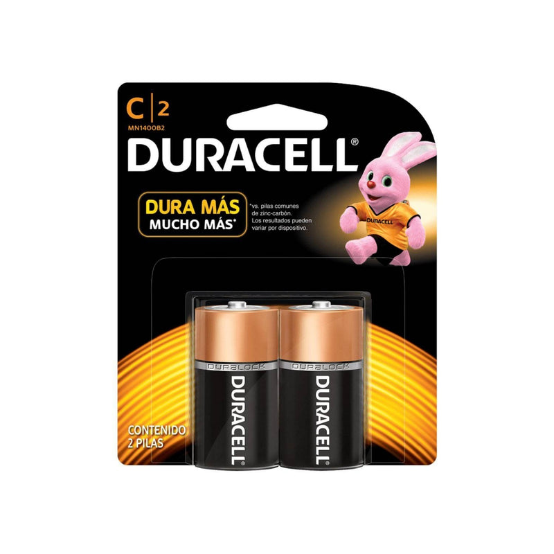 BATERIAS DURACELL TIPO C B/2 MN 1400