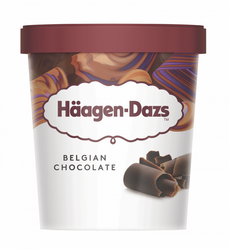 HELADO HAAGEN DAZS BELGIAN CHOCOLATE 16 OZ