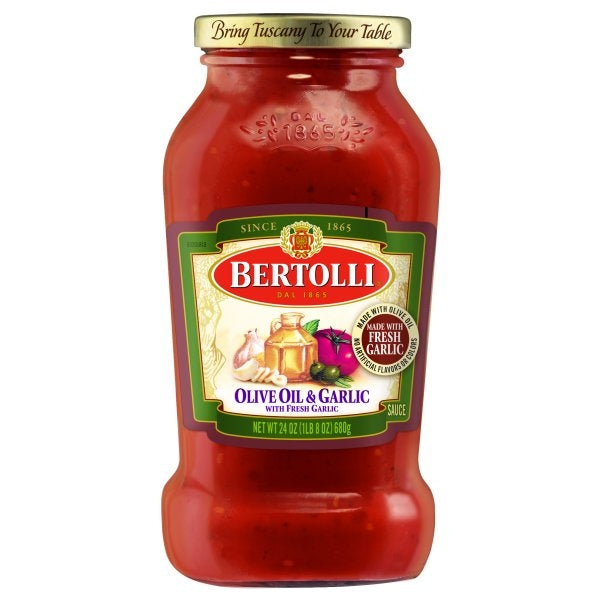 BERTOLLI OLIVE OIL GARLIC 24 OZ