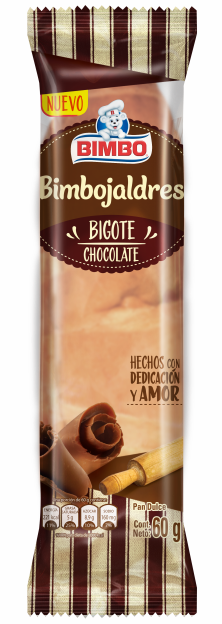 PAN BIMBO BIMBOJALDRES BIGOTE CHOCOLATE 60 G