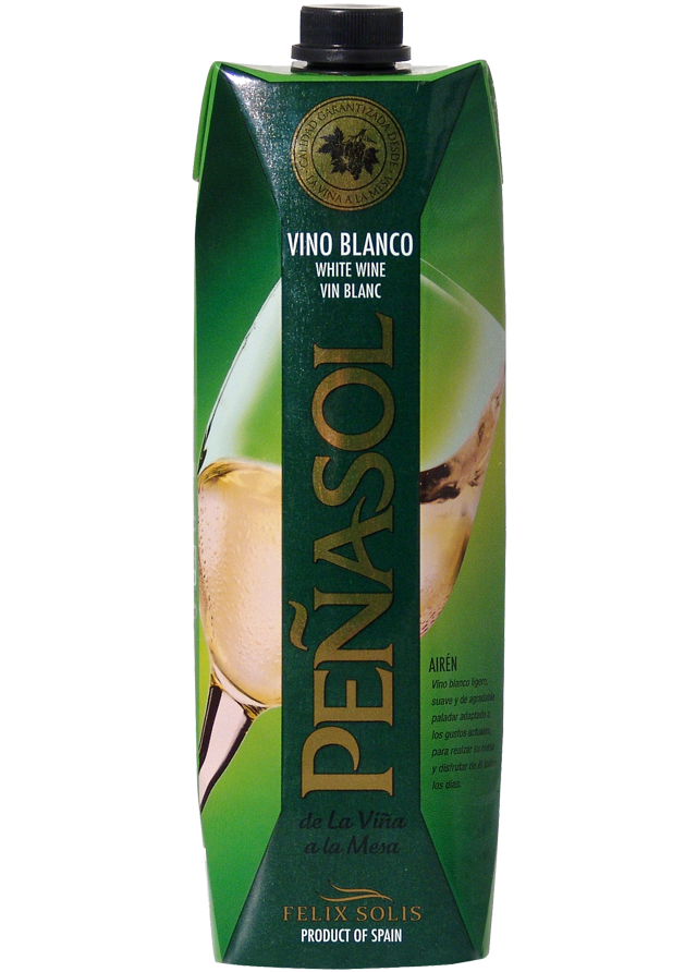 VINO BLANCO TETRA PEÑASOL 1 L