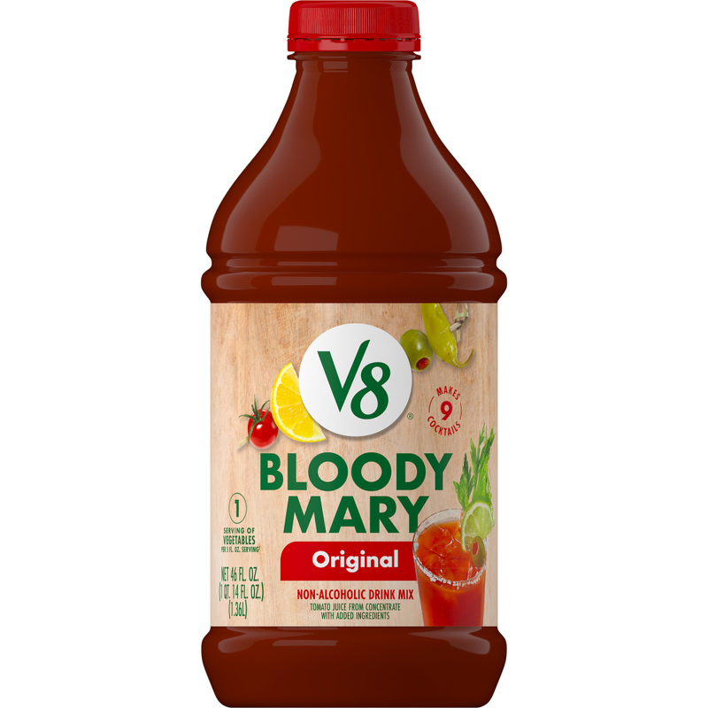 BLOODY MARY MIX V8  46 OZ