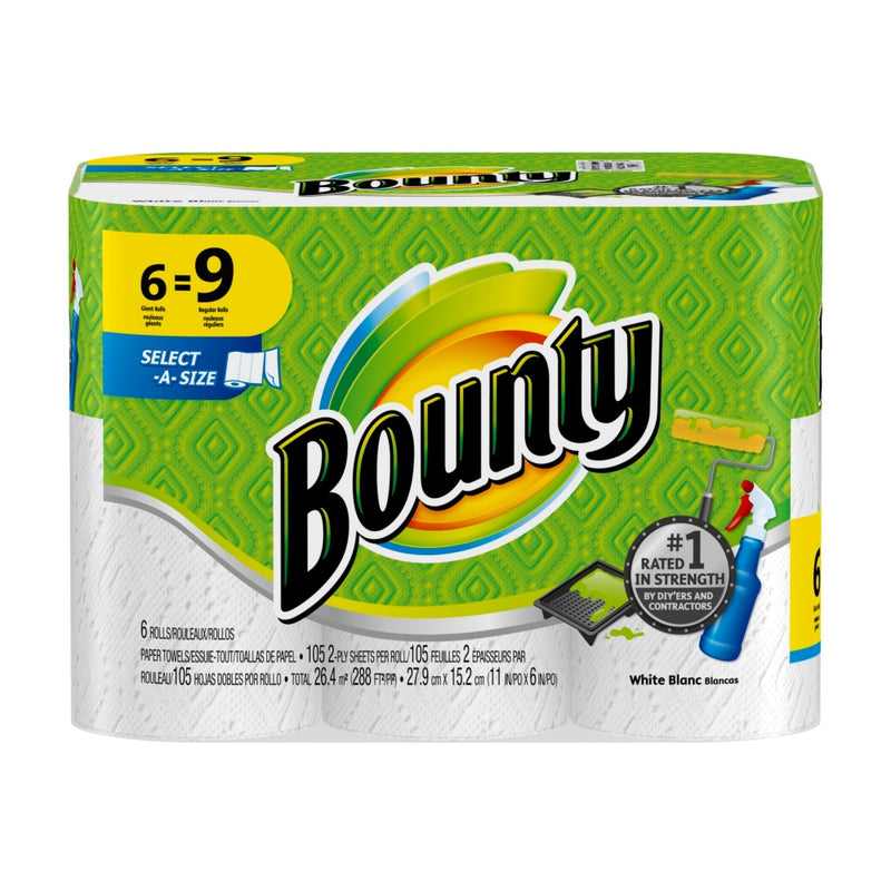 PAPEL TOALLA BOUNTY 6 UNIDADES