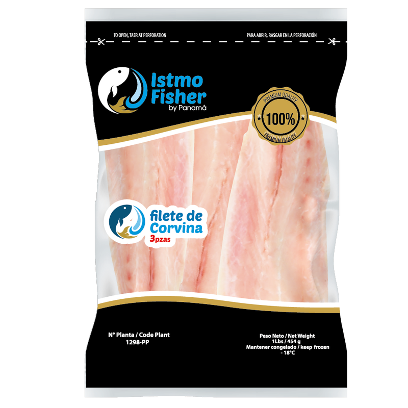 FILETE DE CORVINA ISTMO FISHER 1 LB