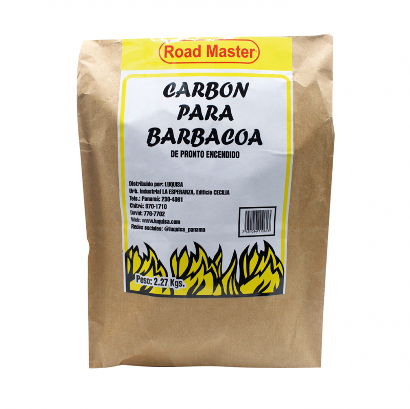 CARBÓN PARA BARBACOA DE RÁPIDO ENCENDIDO  2.27 KG