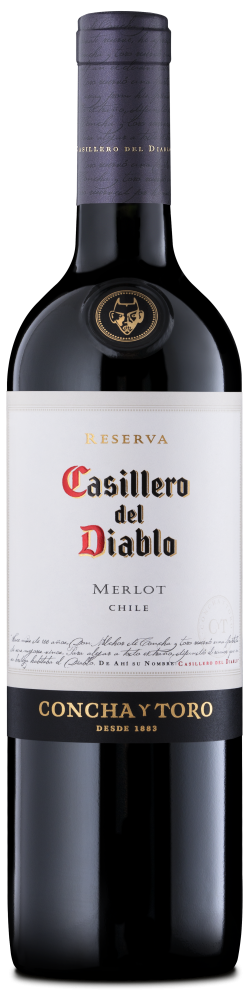 VINO CASILLERO DEL DIABLO MERLOT 750 ML