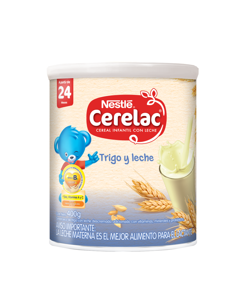 NESTLÉ® CERELAC® TRIGO CON LECHE CEREAL INFANTIL LATA 400G