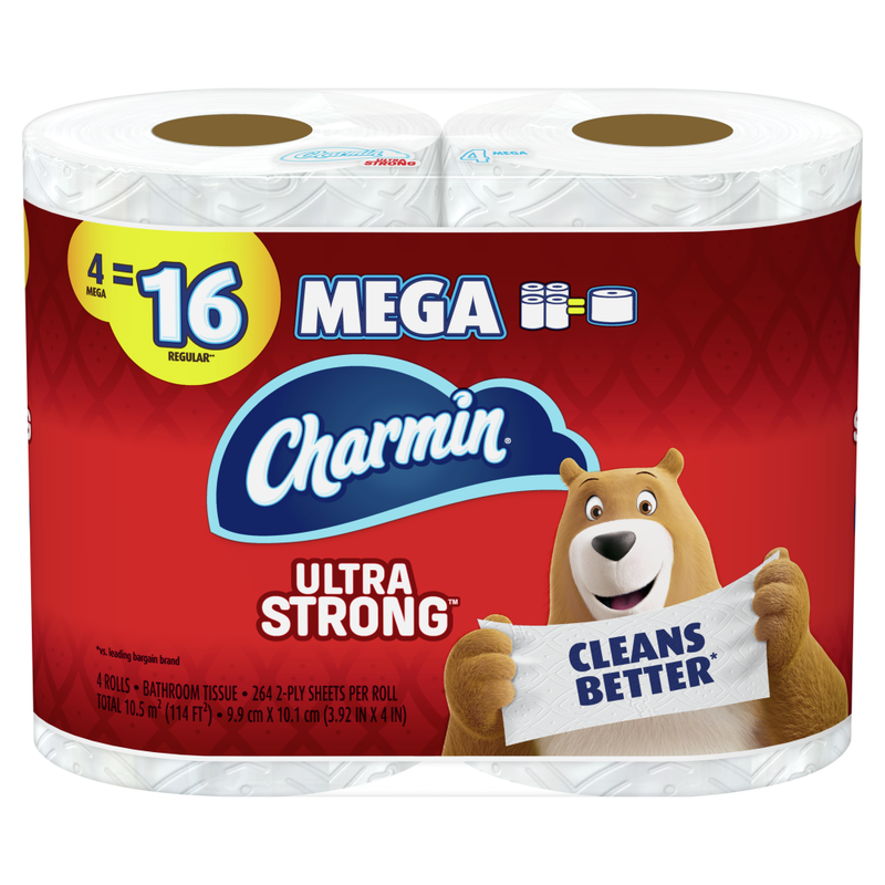 PAPEL HIGIENICO CHARMIN ULTRA STRONG 4 UNIDADES