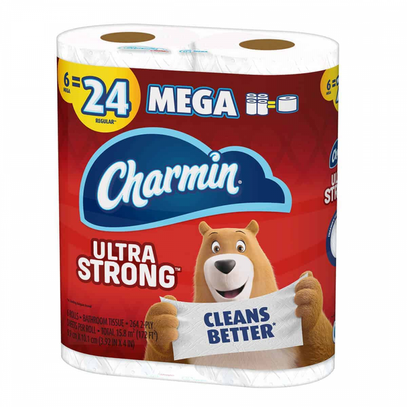 PAPEL HIGIENICO CHARMIN ULTRA STRONG 6 UNIDADES