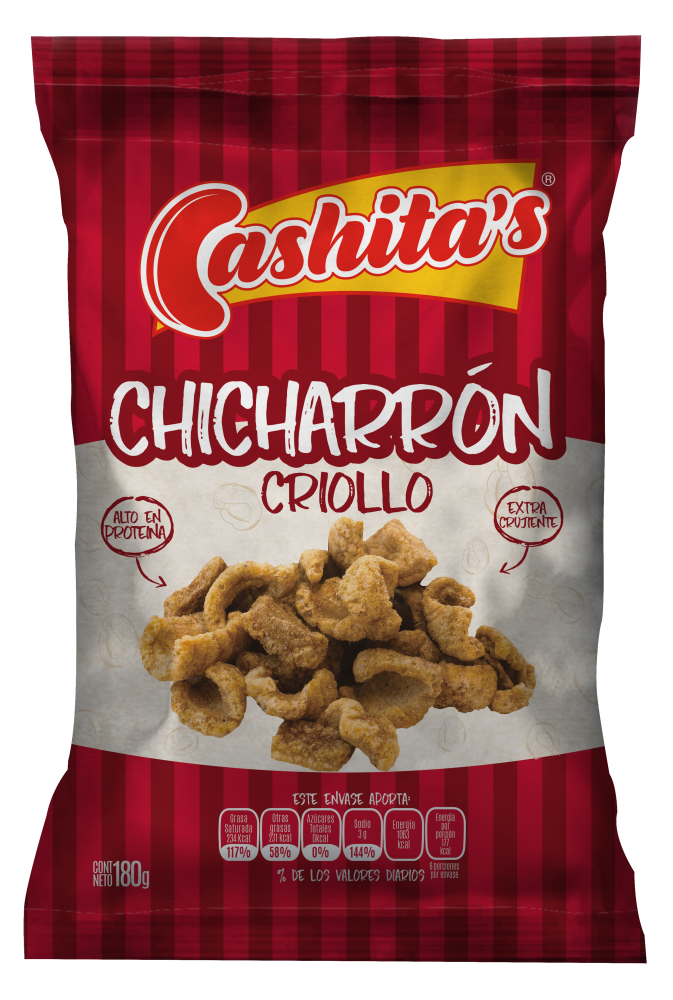 CASHITAS CHICHARRON CRIOLLO 180 GR