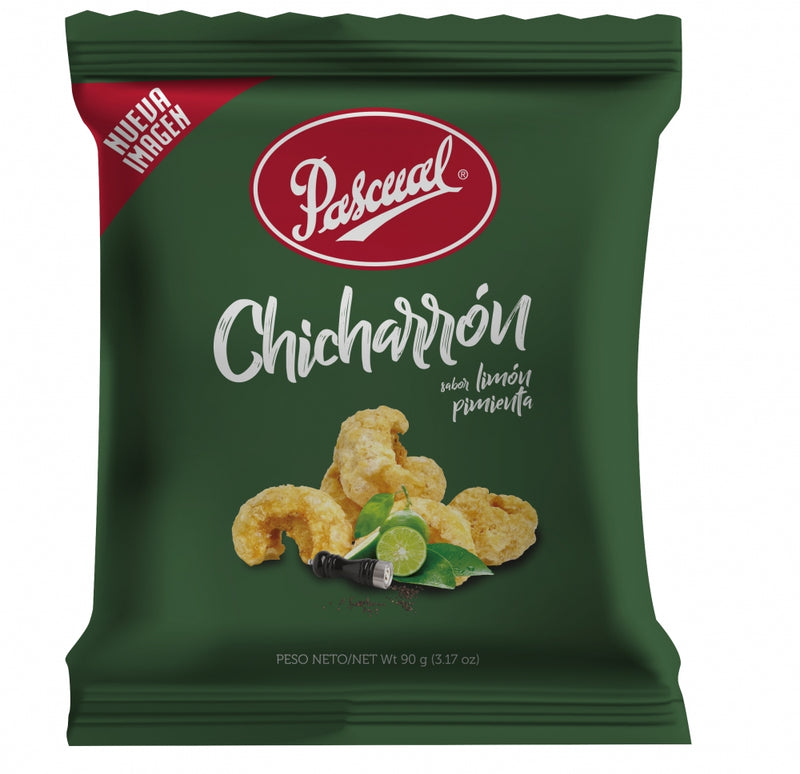 CHICHARRON LIMÓN PIMIENTA PASCUAL 90G