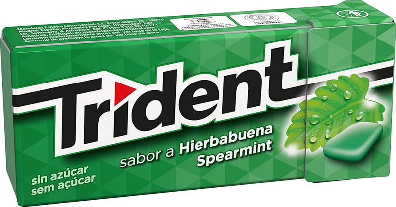 CHICLE TRIDENT X YERBABUENA