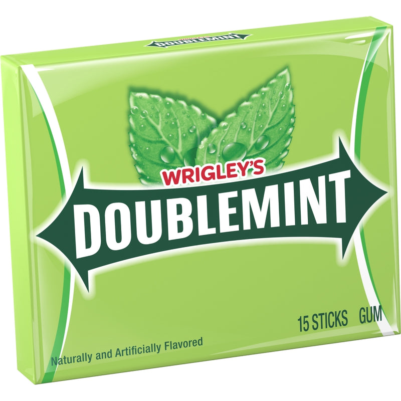 CHICLE WRIGLEYS DOUBLEMINT 15 STICKS