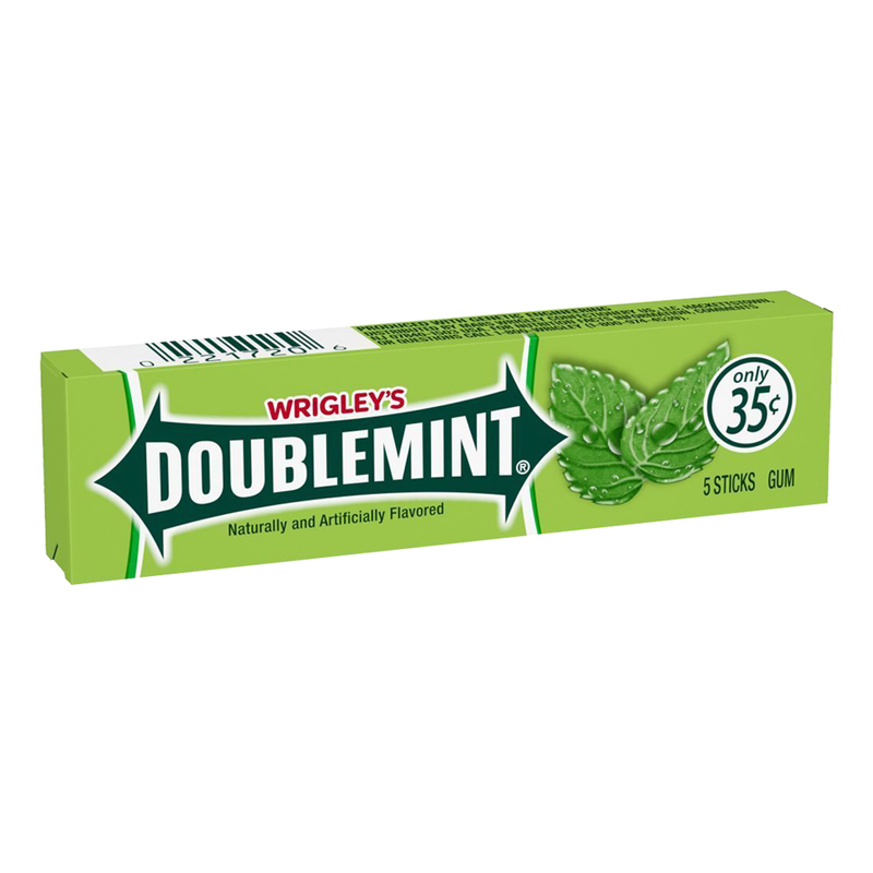 CHICLE WRIGLEYS DOUBLEMINT 5 STICKS