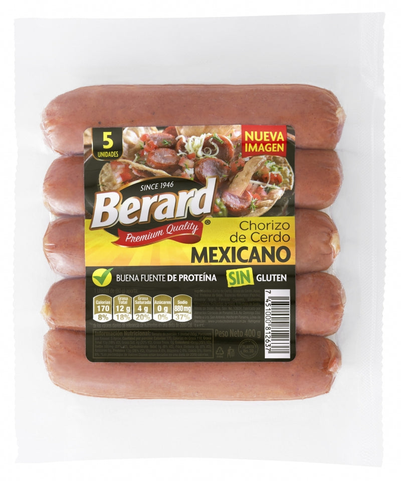 CHORIZO BERARD MEXICANO 1 LB